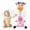 Pink, variant on Dancing Giraffe Singing 10 Children's Song,Stuffed Baby Toy Repeats What You Say,Colorful Glowing Plush Interactive Toys (Purple Giraffe)