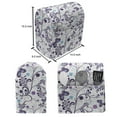 thumbnail image 5 of Floral Lounger Chair Bag, Spring with Flying Inspirational Butterflies and Swirls Branches Design, High Capacity Storage with Handle Container, Lounger Size, Dark Purple Pale Blue, by Ambesonne, 5 of 5