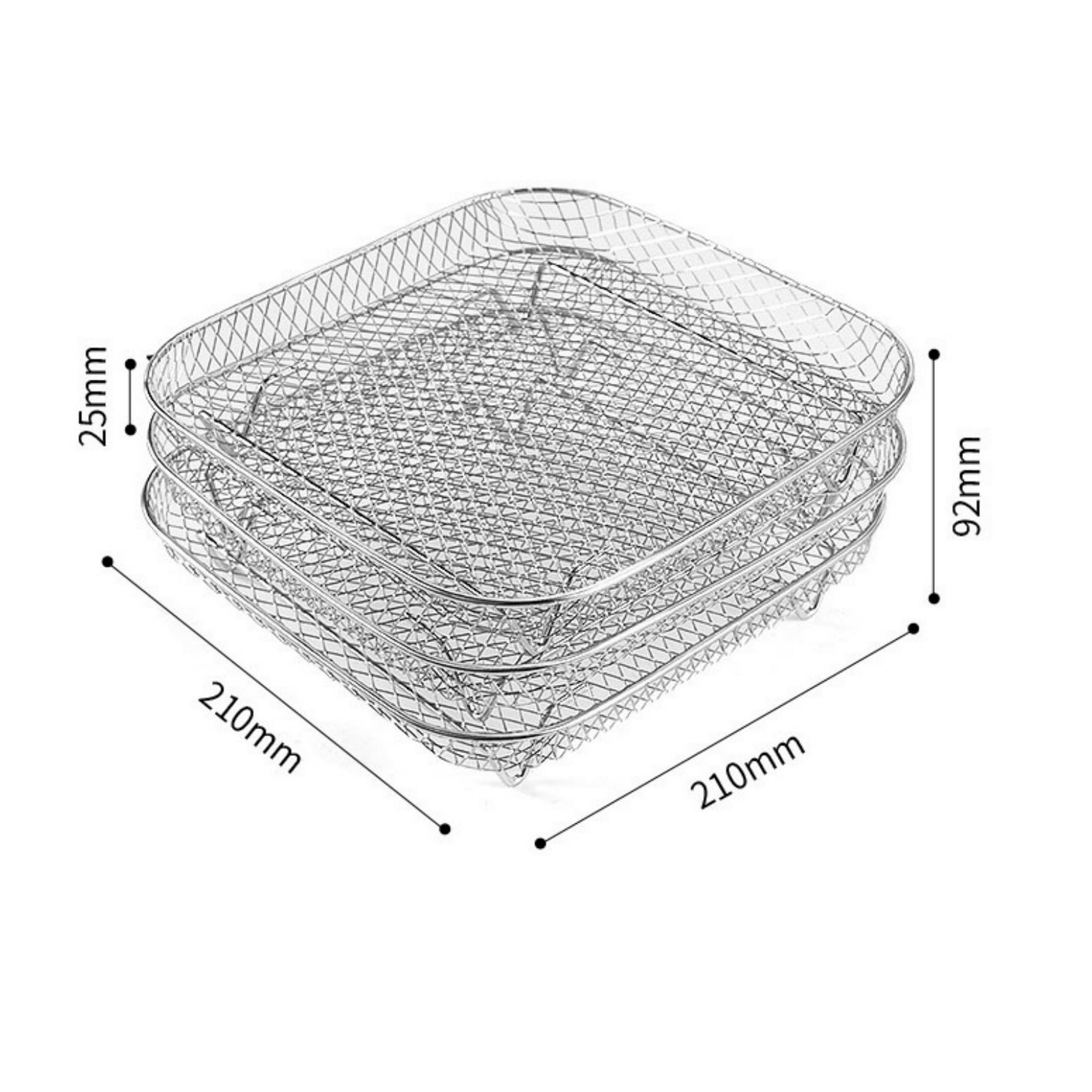 HAWARE LOT DE 4 Plaques De Cuisson Rectangulaires En Acier Inoxydable