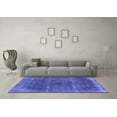 thumbnail image 3 of Ahgly Company Indoor Rectangle Oriental Blue Industrial Area Rugs, 8' x 10', 3 of 4