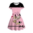 thumbnail image 2 of 2022 nuevo vestido de princesa de verano para niñas Disney Mickey Mouse lindo estampado de manga corta vestido de fiesta para niños 3-16130 heqiyong CONDUJO, 2 of 2