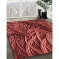 thumbnail image 2 of Ahgly Company Indoor Round Patterned Grapefruit Red Area Rugs, 7' Round, 2 of 6