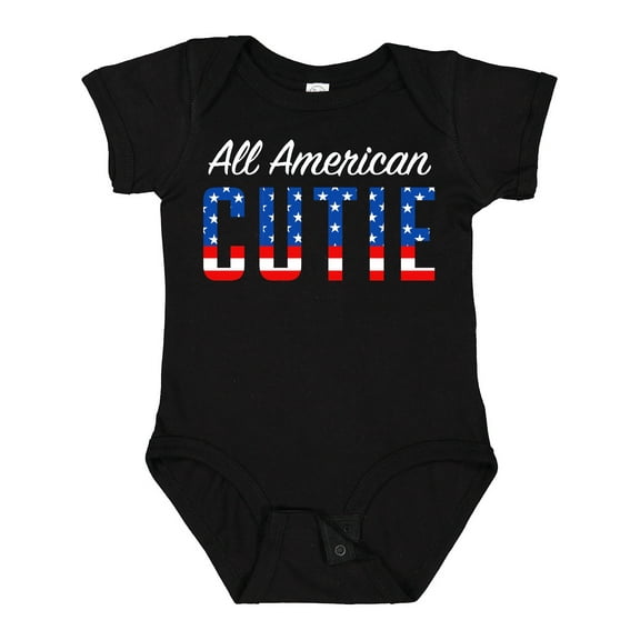 Inktastic All American Cutie Boys or Girls Baby Bodysuit