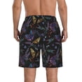 thumbnail image 3 of Naloa Lavender Flowers Men's Beach Shorts, Surfing shorts, Swim trunks, Quick Dry Swim Trunks for Surfing Beach Fun - X-Large, 3 of 9