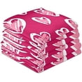 thumbnail image 4 of SKYSONIC Valentine's Day Love Heart Kitchen Towel Set of 4, Super Soft Absorbent Hand Towel Tea Towel Home Restaurant Tableware Cleaning Rag for Kitchen, Hotel, Beach, Bathroom, Gym, etc., 4 of 7