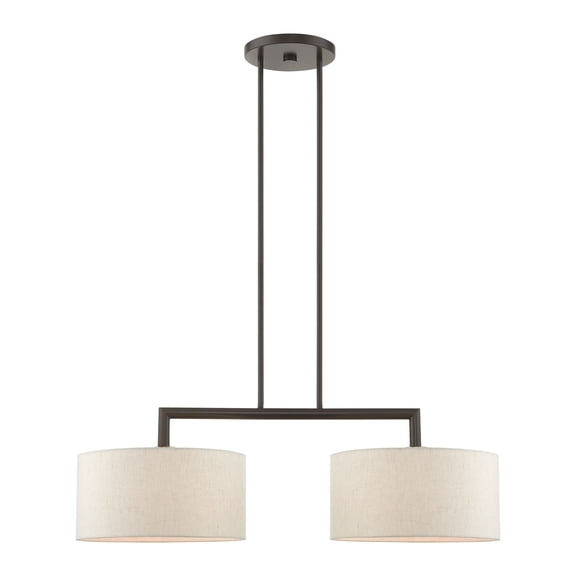 Livex Lighting - Meridian - 2 Light Linear Chandelier in Modern Style - 14