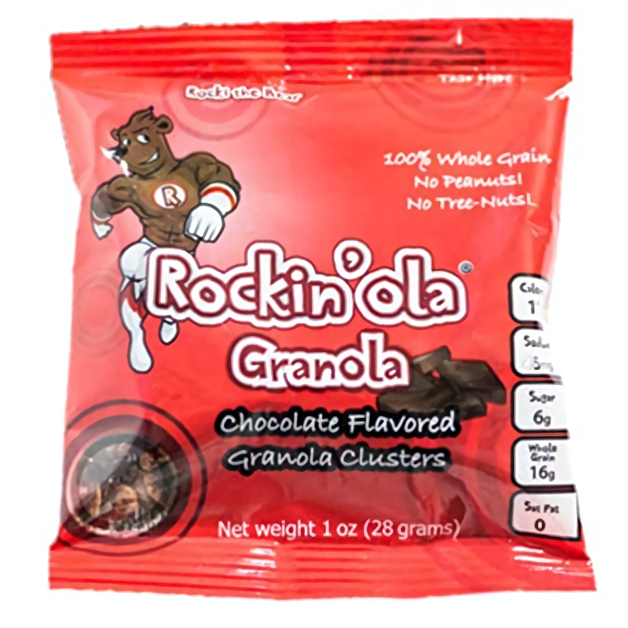 Granola by Rockin'ola | 1 Ounce Packet | Pack of 25 | Chocolate