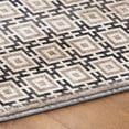 thumbnail image 5 of Addison Rugs Dream Shag Premium Machine Washable Transitional Modern Squares Black Rectangle Rug, 3' x 5', 5 of 8