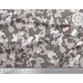 thumbnail image 3 of Soimoi Modal Satin Fabric Two Tone With Grey Camouflage Printed Fabric 1 Yard 42 Inch Wide, 3 of 3