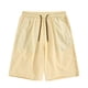 thumbnail image 1 of pstuiky Pantalones cortos de entrenamiento para hombre, Pantalones cortos casuales cómodos de moda para hombre, de color liso, con cintura elástica regular, para playa, 1 of 3