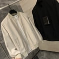 thumbnail image 3 of Nueva chaqueta de béisbol informal, sencilla y ligera para exteriores para hombre, de otoño e invierno, 3 of 5
