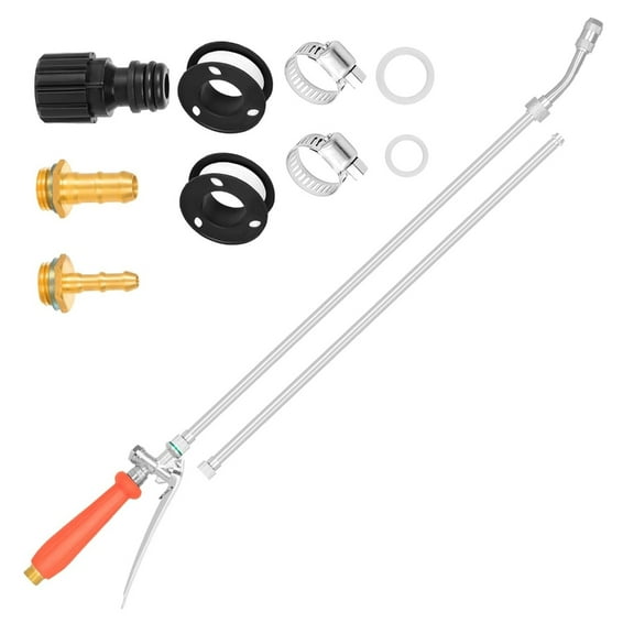 Expandable 29 Inch Garden Hose Sprayed Stainless Rustproof Flexible Water Wand
