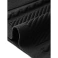 thumbnail image 5 of INSPIRE CHIC Women's Sweater A-Line Skirts Fall Winter Elastic High Waist Stretchy Ribbed Knit Midi Skirt M Black, 5 of 6
