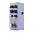 thumbnail image 4 of MOOER Guitar Digital Reverb Pedal Electric Guitar Effects Pedal 7 Reverb Tones Effects True Bypass Metal Shell DC 9V 6.35mm Input/Output Interface Mini Guitar Reverb Effector, 4 of 10