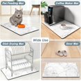 thumbnail image 7 of Coffee Mat, 12" x 19" Cute Marble Style Coffee Bar Mats for Espresso Machine Station Accessories and Organizer, Hide Stain Rubber Backed Absorbent Dish Drying Pad for Kitchen Counter,Gray White, 7 of 7