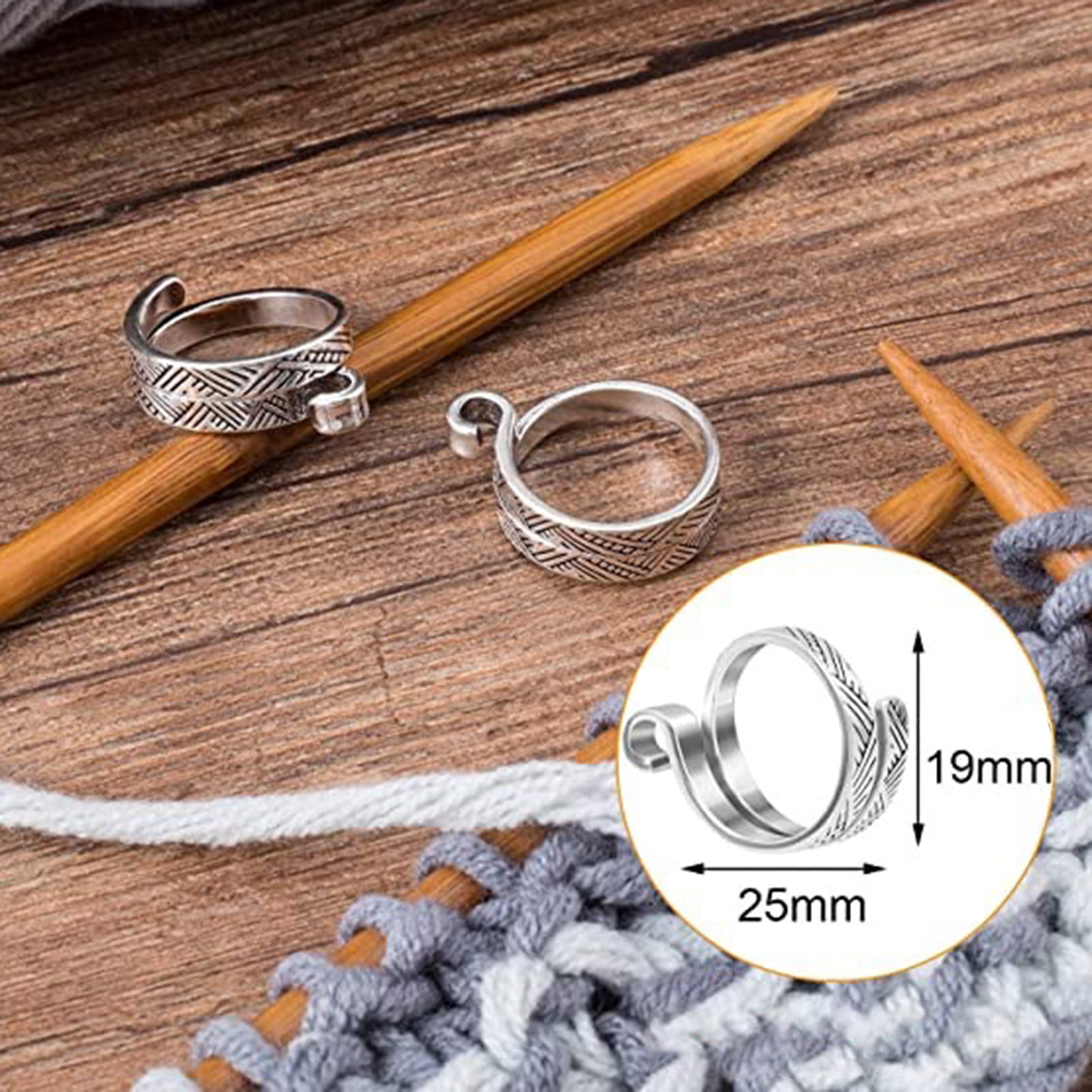 Fairycece 12pcs Aluminum Yarn Stitch Holders for Knitting Notions Or  Crochet 12 Pieces