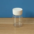 thumbnail image 4 of 10PCS 15/30/50ml Empty Plastic Medicine Pill Bottle Container Solid Powder Medicine Chemical Bottles Chemical Bottle Clear Waterproof Plastic Pill Bottles Cap for Chemical Liquid Cream Pill, 4 of 7