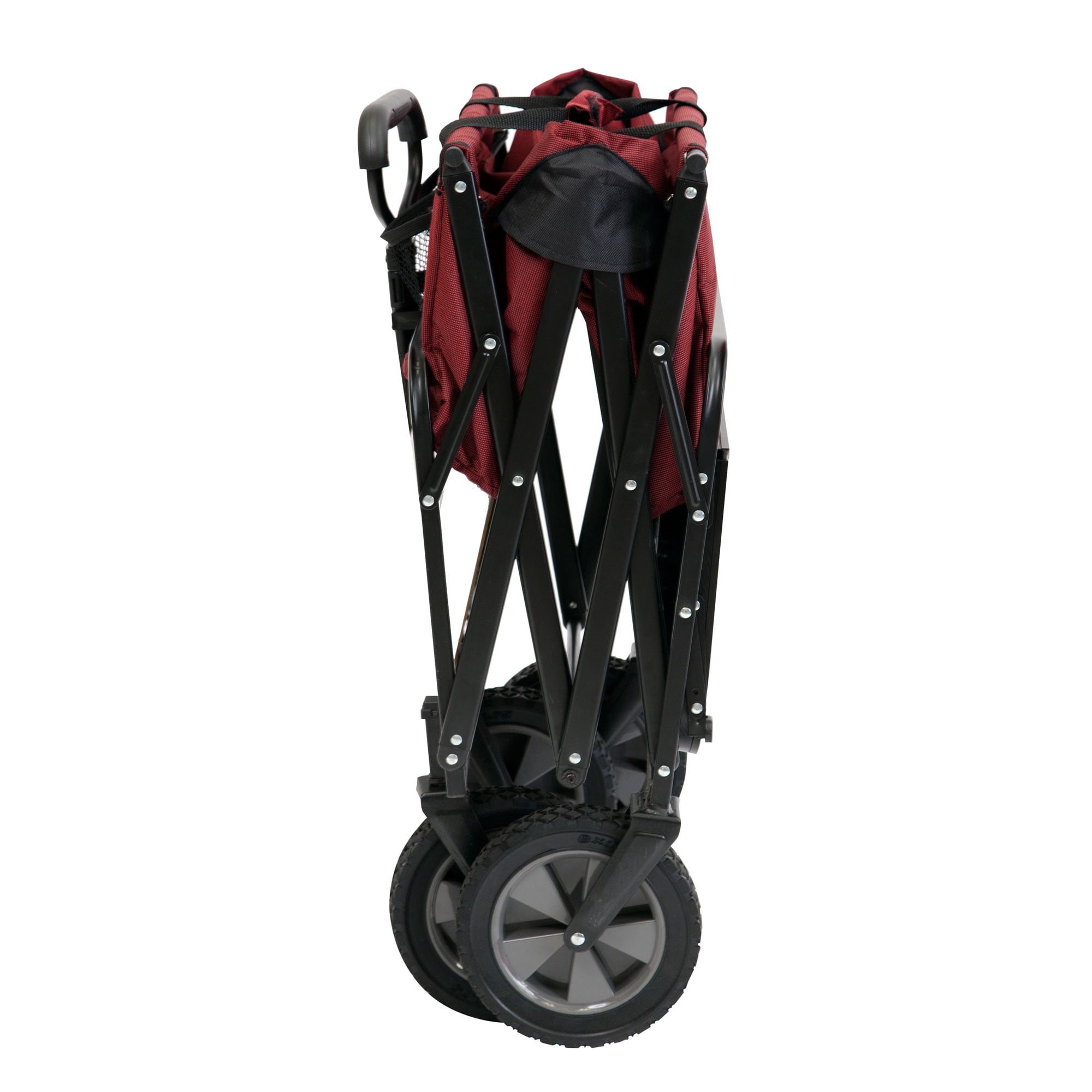 Mac Sports Collapsible Folding Outdoor Garden Utility Wagon w/ Table