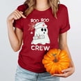 thumbnail image 2 of Halloween Shirts for Women Halloween Ghostly Printed T Shirt Adorable Tee For Festive Women Red M, 2 of 5