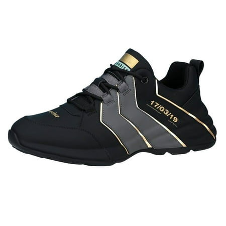 Lace Up Sports Shoes Mens Casual Shoes Size 11 for Men Shoes Fashion Mens Casual Shoes Slip on Casual Shoes for Walking Mens Lightweight Shoes Casual Leather Shoes