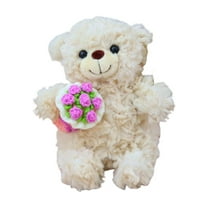 TACILIP Room Decor, V-alentine's Day Flower Teddy Bear Stuffed Animals Couch Pillows Home Decor Birthday Gifts, Gifts for Women