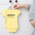 thumbnail image 5 of Grandma When Mom Says No Grandchild Romper Boys or Girls Infant Baby Brisco Brands 12M, 5 of 6