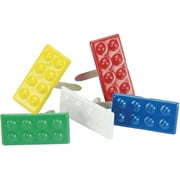 Eyelet Outlet Shape Brads 12/Pkg-Building Blocks