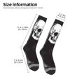 thumbnail image 2 of Balery Gothic Skull Drape Calcetines novedosos Calcetines deportivos Calcetines hasta la rodilla Calcetines de algodón Calcetines originales y geniales, 2 of 6