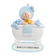 thumbnail image 5 of Ornaments by Elves Personalized Bath Baby Boy Ornament Holiday Keepsake Christmas Decorations 0.25lbs, 5 of 10