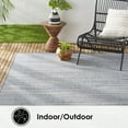 thumbnail image 3 of Nicole Miller New York Patio Country Wynona Contemporary Abstract Indoor/Outdoor Area Rug, Blue/Beige, 5'2"x7'2", 3 of 8