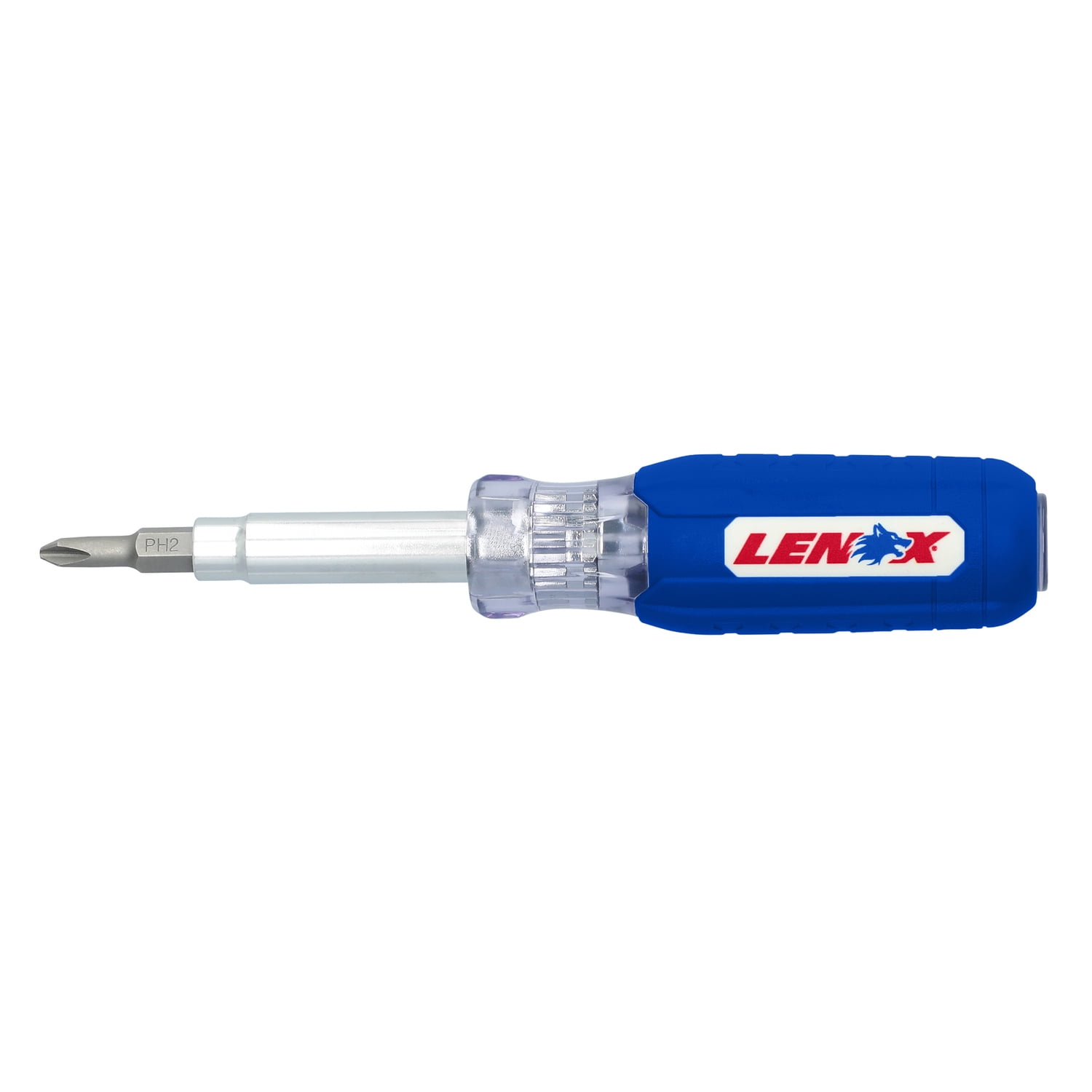 LENOX 6-in-1 Multi-Bit Screwdriver, Blue, LXHT68005, LXHT68005N