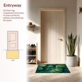 thumbnail image 3 of ODIKA 3'x5' Machine Washable Non-Slip Area Rug, Lush Green Botanical Aesthetic High Traffic Rug, Green, 4823, 3 of 7