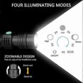 thumbnail image 3 of USB Rechargeable LED Torch, Torch 350 Lumens, IP65 Waterproof, 3 Lighting Modes, Zoomable Torch, (Battery Included), 3 of 4