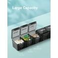 thumbnail image 3 of Sukuos 7-Day Weekly Pill Organizer, Am/pm Case for Supplements & Medications, Extra Large & Moisture-Proof, father's day gifts, 3 of 9