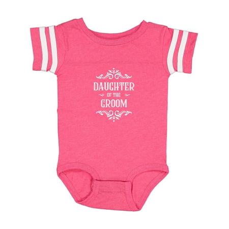 

Inktastic Daughter of the Groom in White Gift Baby Girl Bodysuit