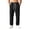 a01Black, variant on LODIENY Mens Double Sided Fleece Large Size (S-5XL) Pants Baggy Straight Leg Open Bottom Stretch Drawstring Heavyweight Warm Lounge Sweatpants with Pockets Khaki L