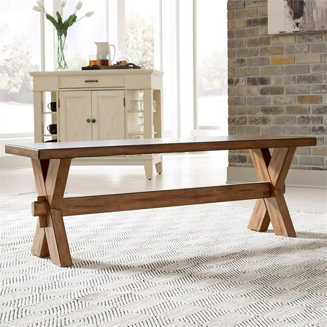 Homestyles Sedona Brun Tréteau Table à Manger