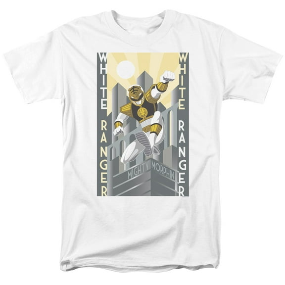 Power Rangers - White Ranger Duo - Short Sleeve Shirt - X-Large
