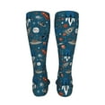 thumbnail image 6 of Naloa Cartoon Space1 High Stockings Women Thigh High Stockings Over Knee Long Stockings-One Size, 6 of 8