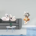 thumbnail image 2 of Figura decorativa de cisne de resina, escultura artística, centro de mesa, material de resina moderno, realista, ideal para bodas, fiestas, hogar y of, 2 of 8