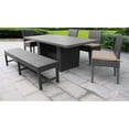 thumbnail image 2 of Belle Table de Salle à Manger Rectangulaire avec 4 Chaises 1 Banc, 2 of 2