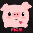 thumbnail image 3 of CafePress - Kawaii I Love Pigs Dark T Shirt - Men's Classic Graphic Cotton T-Shirt, 3 of 4