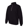 thumbnail image 2 of Gildan Men's and Big Men's 1/4 Zip Cotton Cadet Collar Sweatshirt, up to 2XL, 2 of 3