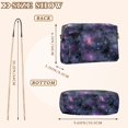 thumbnail image 4 of FORMRS Women Crossbody Purse with Chain Strap Vegan Leather Shoulder Handbag, Purple Sky Pattern, 4 of 7