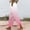 Pink, variant on Hrsba Straight Leg Workout Pants,Lightweight Pants Women Solid Color Linen Loose Drawstring Straight Leg with Pockets Side Split Full Length Pants