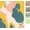 Color-block, variant on Fluffy Green Avocado Toast Throw Blanket for Bed Couch Sofa Chair, Cute Personalized Gift for Family Friends (Kids /small50x60 Inches)
