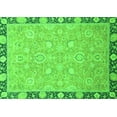 thumbnail image 1 of Ahgly Company Indoor Rectangle Oriental Green Traditional Area Rugs, 6' x 9', 1 of 4
