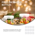 thumbnail image 3 of Miangastore Plastic Containers for Food Storage Round Clear 20Pcs 7X7In, 3 of 8