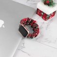 thumbnail image 3 of 3 Packs Compatible with Apple Watch Band Halloween Scrunchies 38mm Cloth Soft Pattern Printed Fabric Bracelet Women IWatch Elastic Scrunchy Bands 40mm, 3 of 4