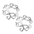 thumbnail image 2 of 1 Paire de Femmes en Acier Inoxydable, Bijoux Non Réglables en Forme de Coeurs, 2 of 8